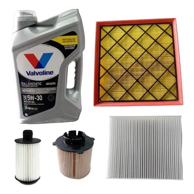 Kit Cambio Filtros Cruze 2.0 Diesel 163cv + Aceite Valvoline