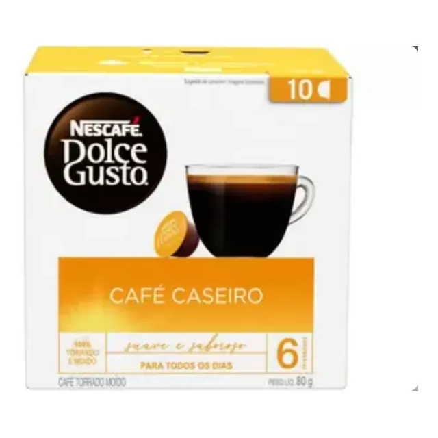 Cápsula Dolce Gusto Caseiro Caja 10 Unidades