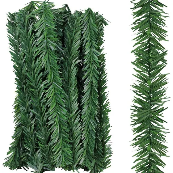 Guirnalda Muerdago Navidad 180cm Moldeable Alambre X 10 Rama
