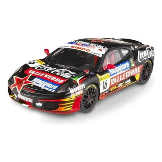 Miniatura Ferrari F430 Coca-cola 2007 1:18 Hot Wheels Elite