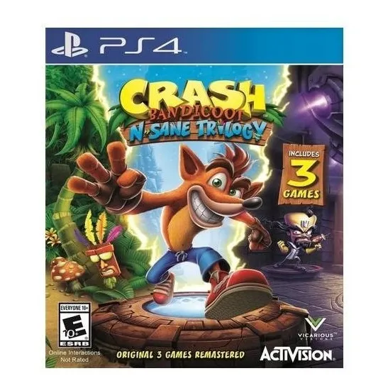 Crash Bandicoot: N Sane Trilogy Fisico Playstation 4