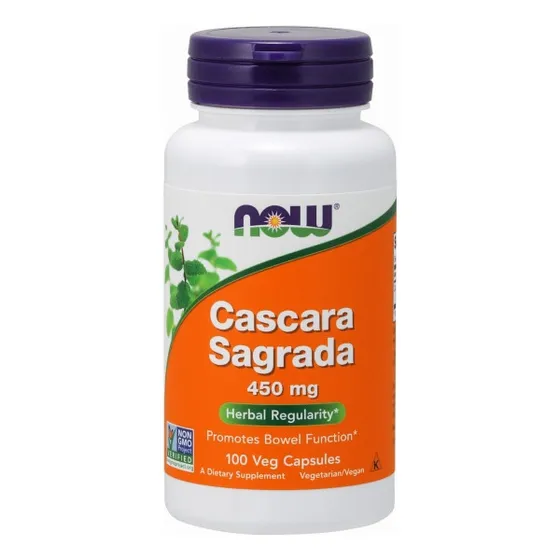 Cáscara Sagrada De Supplement Now Foods, 100 Cápsulas (paque