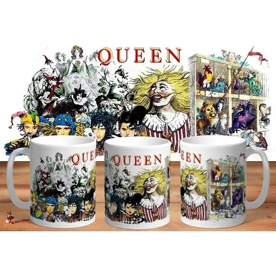 Taza De Ceramica Queen Innuendo 4k Art Deluxe