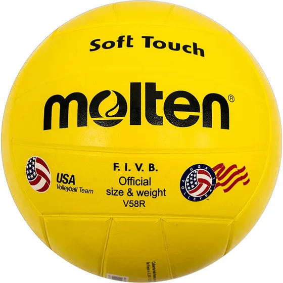 Balon Voleibol Volleyball Molten V58r Hule Amarillo #5