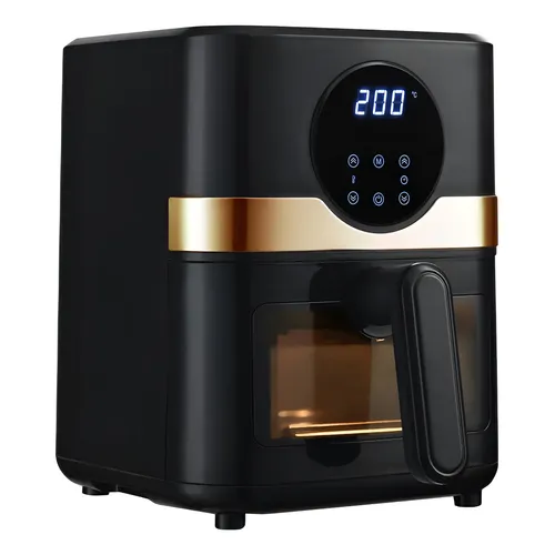 Air Fryer Fritadeira Elétrica Digital Extream 4,3l Cor Preto