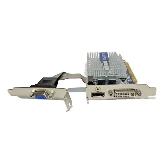 Placa De Vídeo Gigabyte Perfil Baixo Geforce Gt210 1gb Gddr3