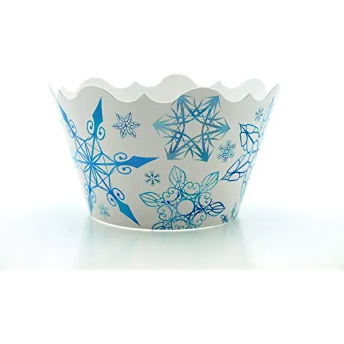 Envoltorios Para Magdalenas De Frozen Snowflake Party Suppli