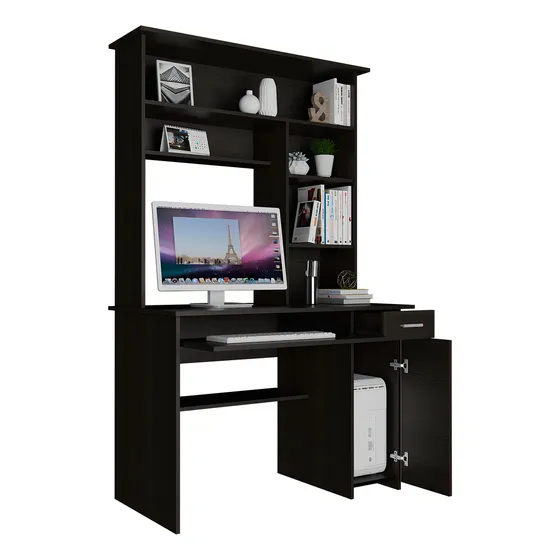 Centro De Computo Rta 180x110x58 Color Wengue