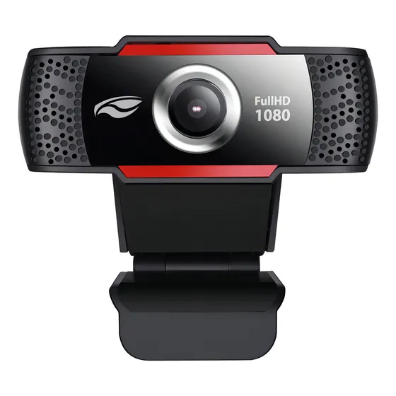 Câmera web C3Tech WB-100BK Full HD 30FPS cor preto