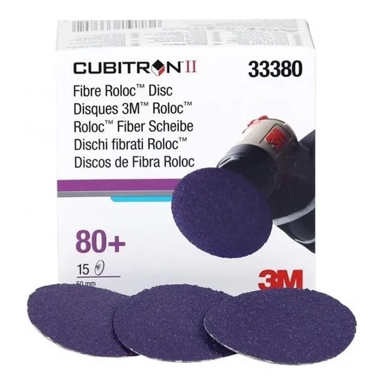 Disco Lija 3m Grano 80 Cubitron Ii Roloc 3puLG Caja 15 Unid