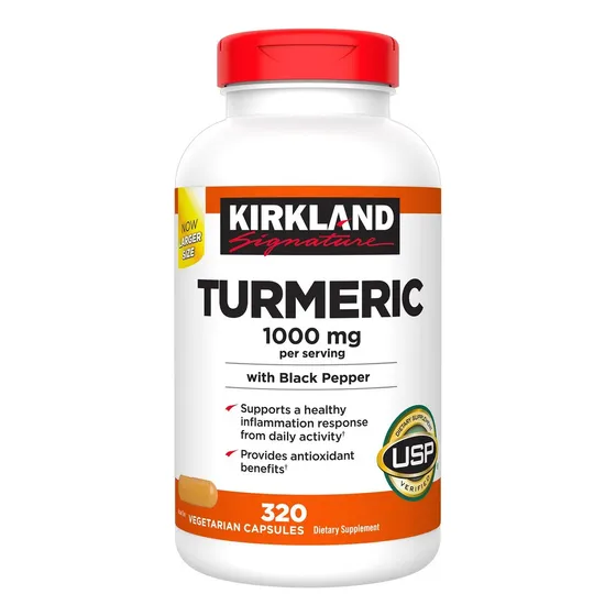 Kirkland Signature Turmeric 1000mg 320 Capsulas