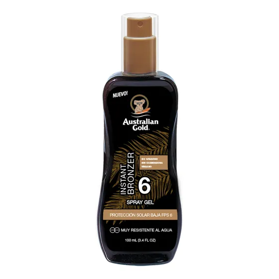 Protector Solar Y Bronceador Australian Gold Spray F6 100ml