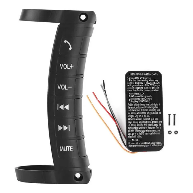 Para Botón Rc Car Audio Volante Inalámbrico Bluetooth