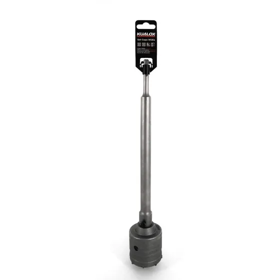 Mecha Copa Pared Widia 65mm + 320mm Sds Acondicionado