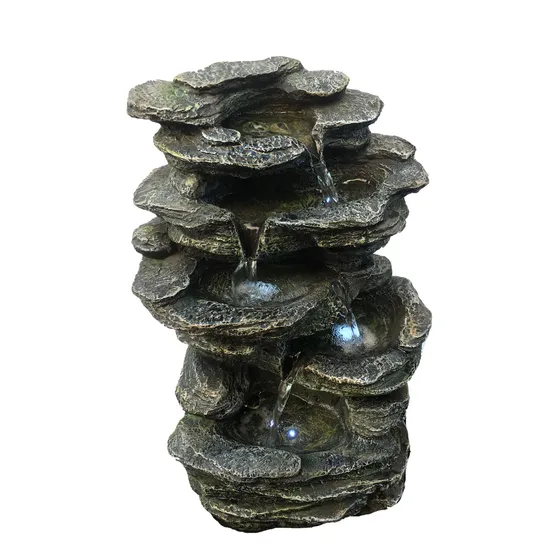 Fuente De Agua Grande Piedras Caídas Cascada Oferta!