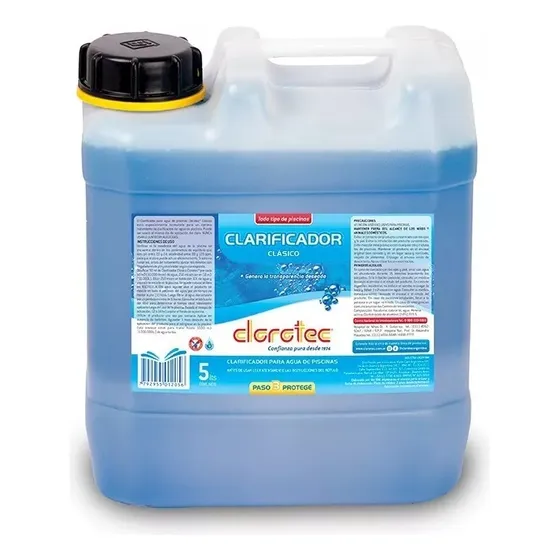 Clarificador Clasico 5 Lts Mantenimiento Piscina Clorotec
