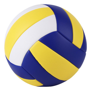 Tamaño 5 Pelota Recreativa De Cuero Pu De Azul Amarillo Tamaño 5 Pelota Recreativa De Cuero Pu De Azul Amarillo