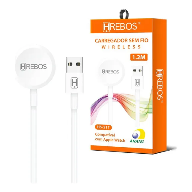 Cabo Carregador Sem Fio Usb Para Apple Watch Series 1 Ao 8