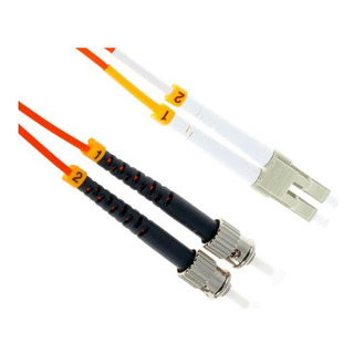 Cable De Conexión De Fibra Lc A St Cablesandkits Multimodo D Cable De Conexión De Fibra Lc A St Cablesandkits Multimodo D