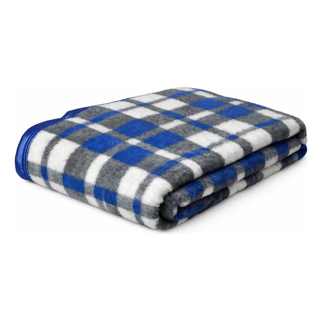 Cobertor Guaratinguetá Casal Xadrez Azul Royal 220x180cm Aveludado 2.97 Kg Cobertor Guaratinguetá Casal Xadrez Azul Royal 220x180cm Aveludado 2.97 Kg