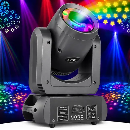 Moving Head Beam 200w Led Dmx Rgbw Gobos Prisma Palco Festa 127/220v