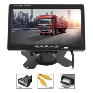 Monitor 7 Tft Color Hdmi/vga C/av Control Remoto & Soporte Monitor 7 Tft Color Hdmi/vga C/av Control Remoto & Soporte