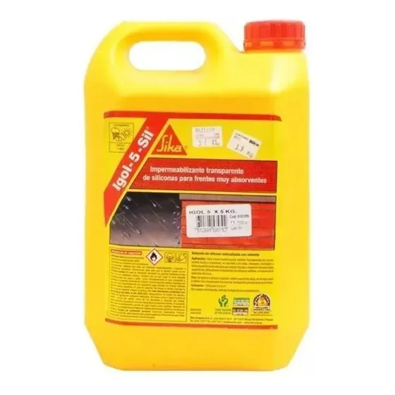 Impermeabilizante Incoloro Igol-5-sil 5 Lt Sika Kirkor