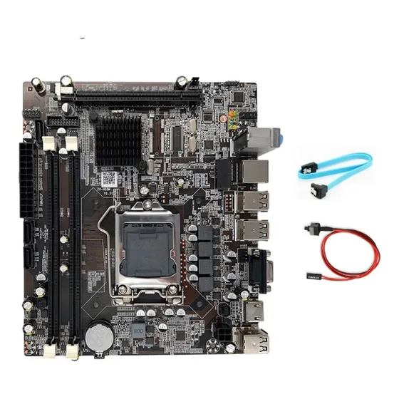 Yn A Placa-mãe H55 Lga1156 Suporta Cabo Da Série I3 E Swit