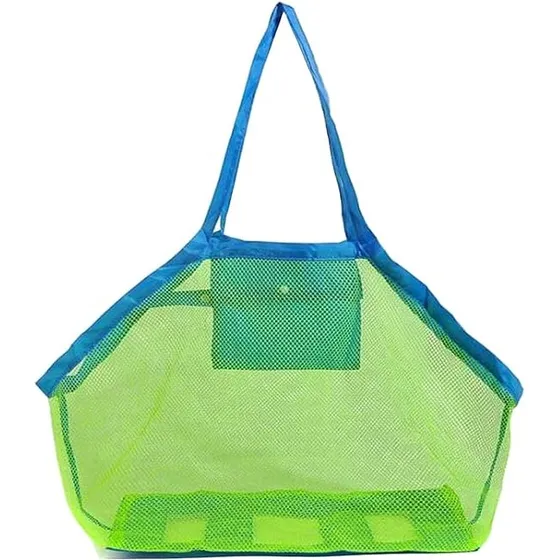 Bolso Playero Para Juguetes- En Red, Plegable Resistente