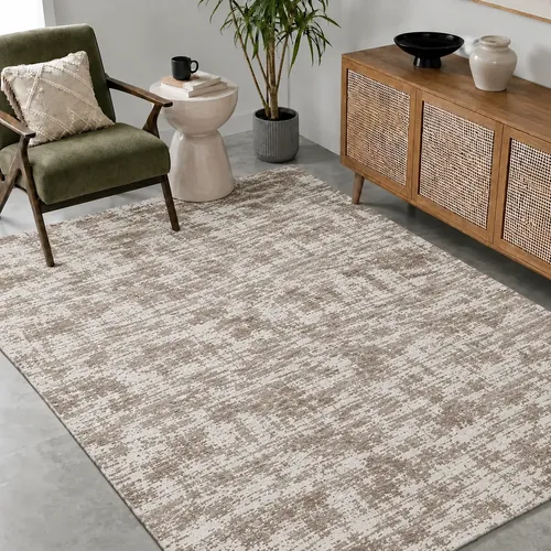 Geometric Floor Mat Ethnic Style Velvet Non-slip Machine Was 1 M