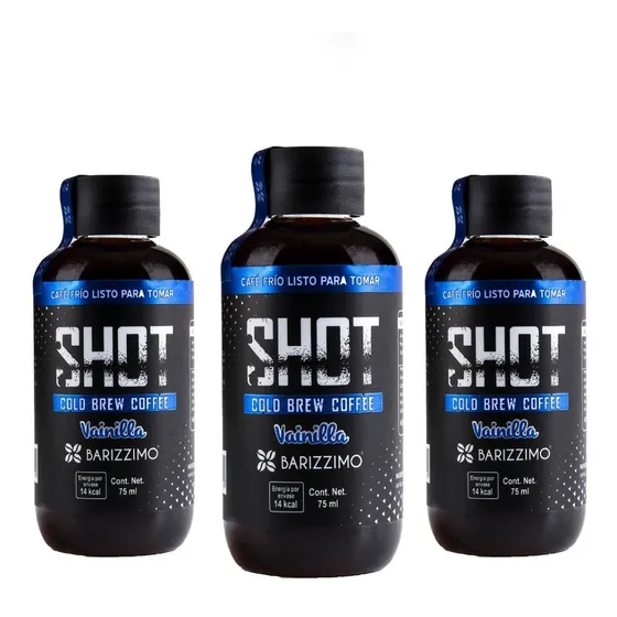 Cold Brew Shot Energizante Sabor Vainilla 50 Pack