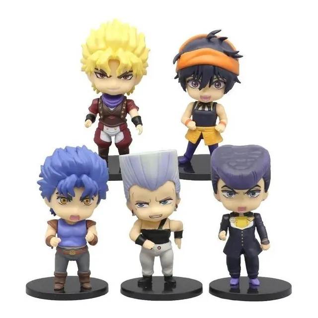 Kit 5 Action Figure Jojos Bizarre Jotaro Dio Jonathan Jean
