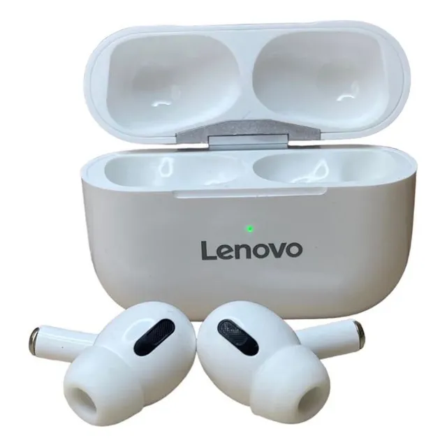 Audífonos Inalámbricos Lenovo Lp33 Color Blanco