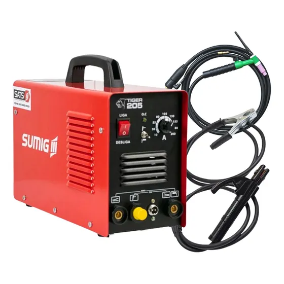 Inversora De Solda Tig Dc / Mma Sumig Tiger 205 Mono Nf
