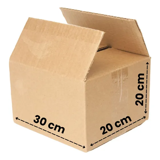 Caja Carton Embalaje 30x20x20 Mudanza Reforzada 25 Unidades