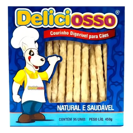 Stick mastigável para cães adultos Deliciosso 450g 95 unidades