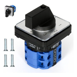 Interruptor Eléctrico Llave Rotativa Lw26-20/2 5pos 8ter 20a Interruptor Eléctrico Llave Rotativa Lw26-20/2 5pos 8ter 20a