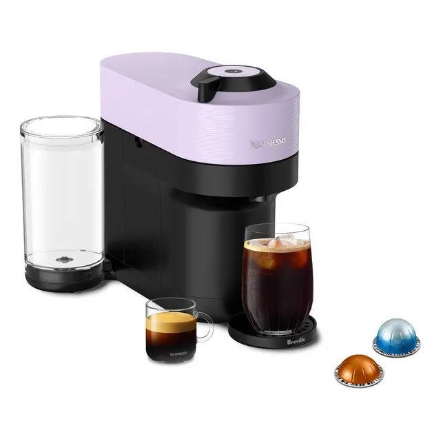 Cafetera Nespresso Vertuo Pop Lila Morado Ed Limitada