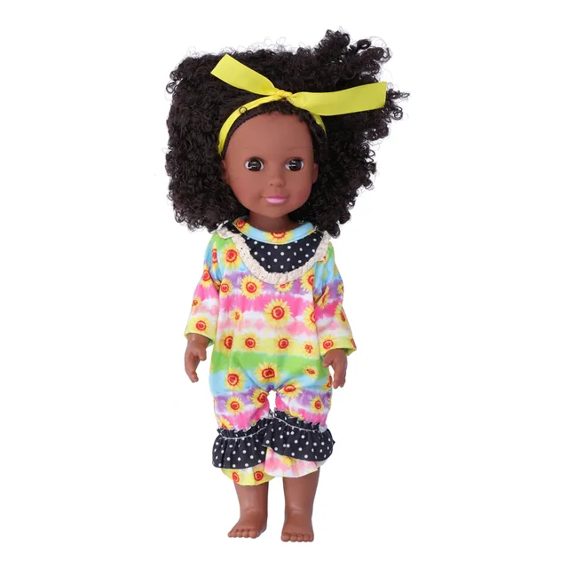 Muñeca Reborn Girl De Pelo Rizado De 14 Pulgadas