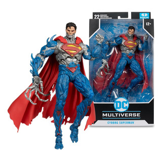 Boneco Cyborg Superman New 52 Dc Multiverse Mcfarlane Toys Boneco Cyborg Superman New 52 Dc Multiverse Mcfarlane Toys