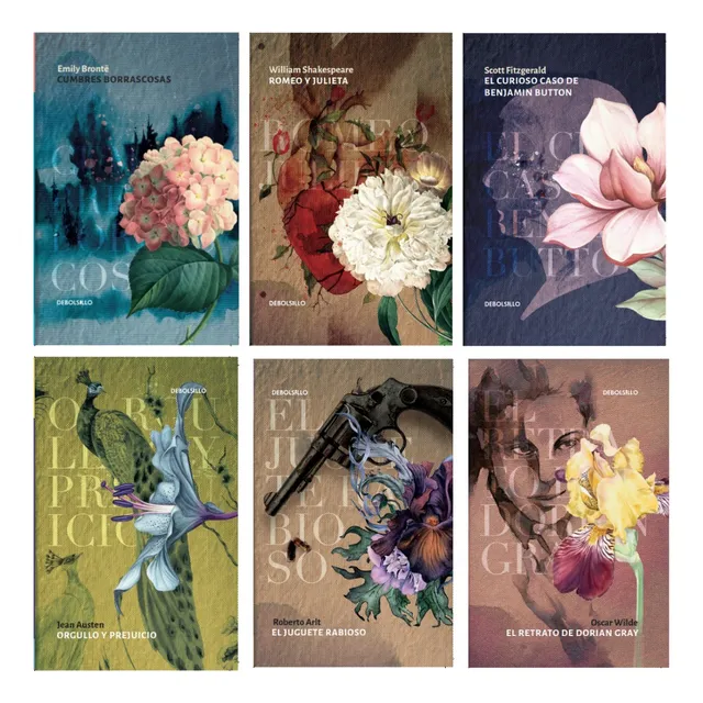 Set 6 Libros Clásicos  Orgullo Y Prejuicio Jane Austin