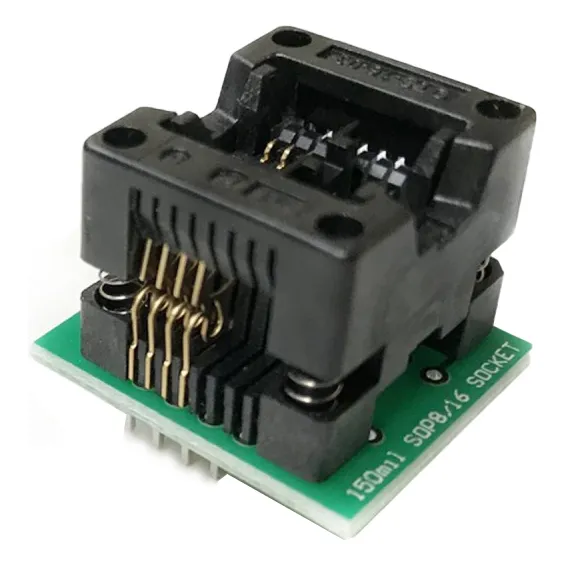 Adaptador Gq4x Para Willem Adp-004 Soic8 Sop8/16 150mil Zif