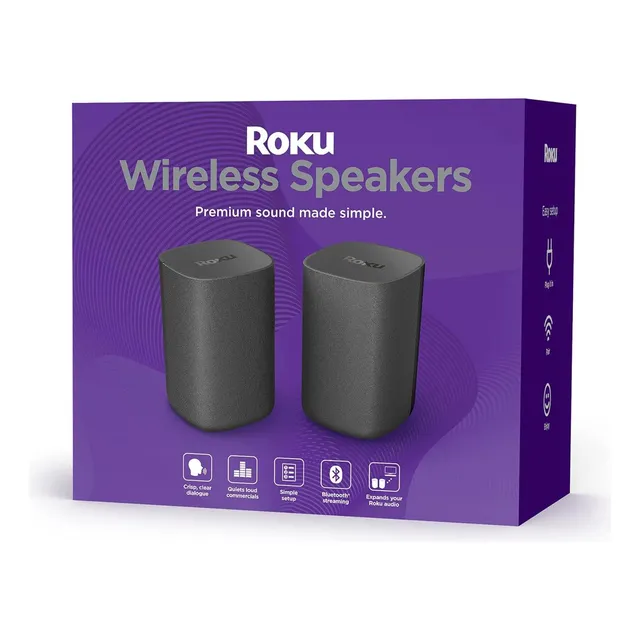 Altavoces Inalámbricos Roku (para Roku Streambars O Roku Tv)