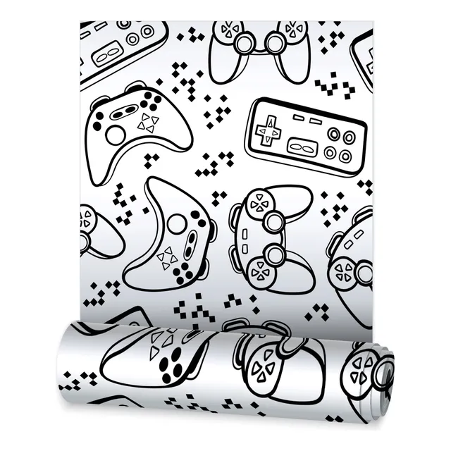 Papel De Parede Adesivo Gamer Game Boy Jogo Jovem Controle