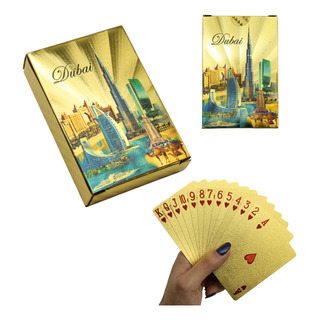 Baraja Dorada Poker Gold Dubai Cartas Luxury Baraja Dorada Poker Gold Dubai Cartas Luxury
