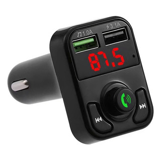 Adaptador Bluetooth Transmisor Fm Adaptador De Radio Inalámb Adaptador Bluetooth Transmisor Fm Adaptador De Radio Inalámb