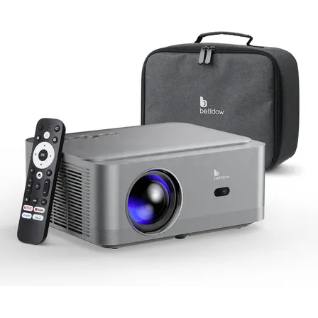 Projetor Bettdow Ac1082 Smart Full Hd 18000 Lm Wi-fi Netflix Cinza-escuro 127/220v