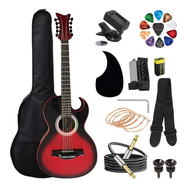 Bajo Quinto Ocelotl® Maple Rojo Perla Con Resaque Equipado