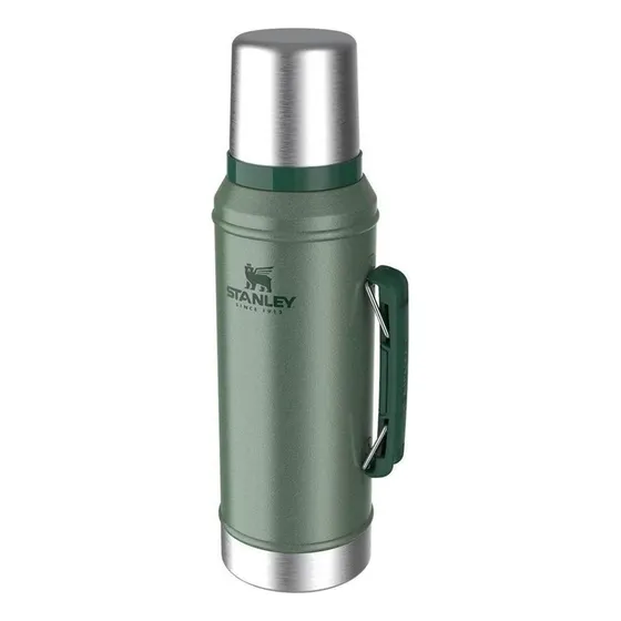 Termo Stanley Classic legendary bottle Classic Legendary 1.0 QT de acero inoxidable 0.95 Lts hammertone green