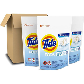 Tide Sabão Free & Gentle 39 Pods Agua Fria Tide Sabão Free & Gentle 39 Pods Agua Fria